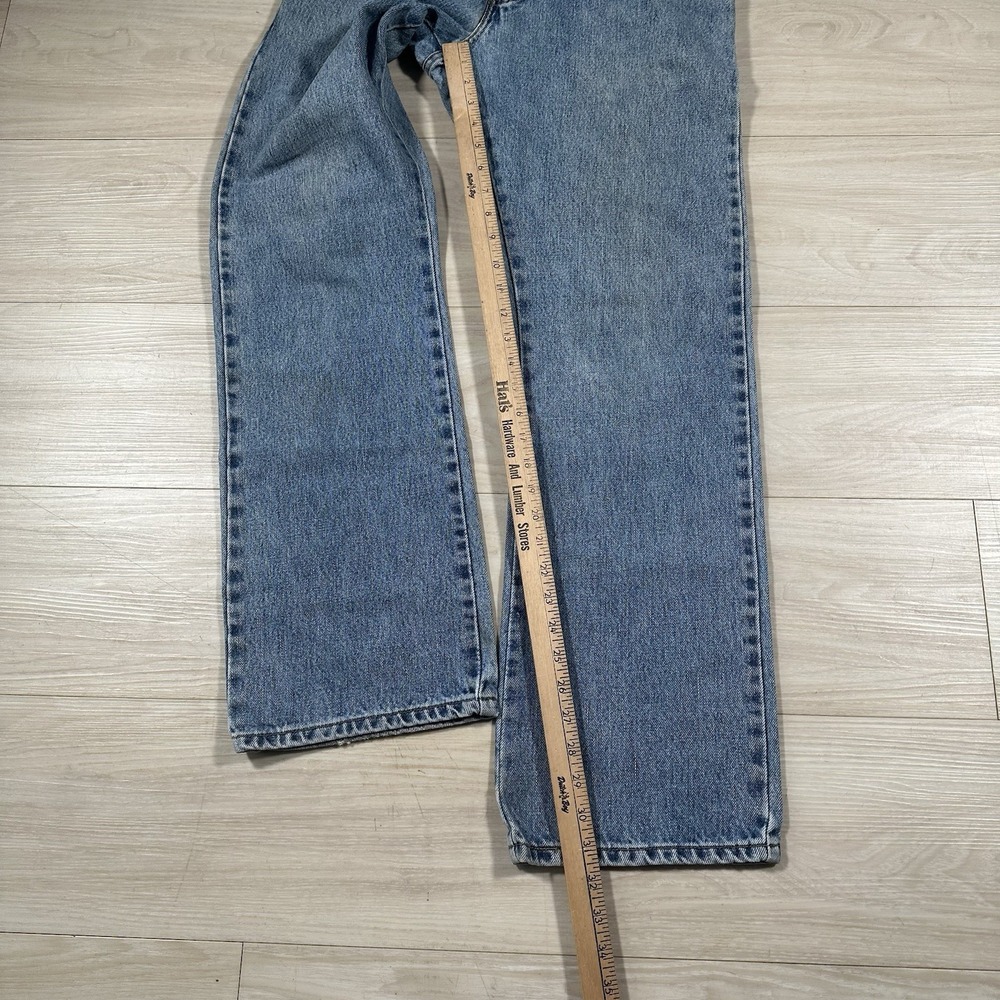 VTG Levis 517 Jeans Mens 32x32 Blue Boot Cut Light Wash Denim Western Rockabilly - Picture 6 of 8